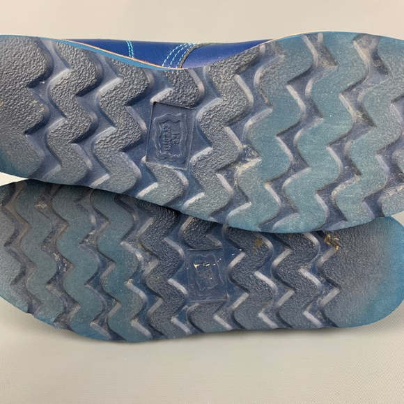 ICECREAM Size 9.5 Royal Blue Leather Worker Ankle Boots - Picture 8 of 8